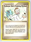 Professor Elm's Training Method