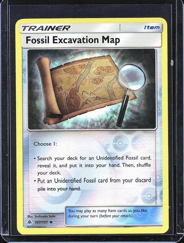 Fossil Excavation Map