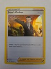 Boss's Orders