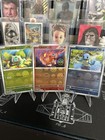 Bulbasaur, Pikachu, Squirtle