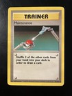 Maintenance