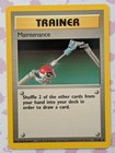 Maintenance