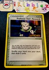 Professor Oak's Research