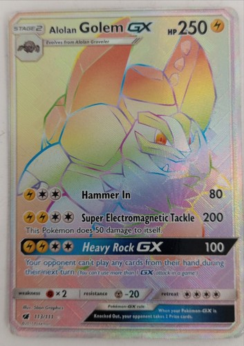 Alolan Golem GX