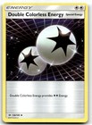 Double Colorless Energy