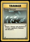 Energy Removal