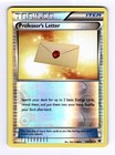 Professor's Letter