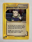 Professor Oak's Research