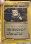 Professor Oak's Research