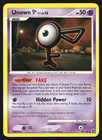 Unown F