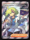 Ciphermaniac's Codebreaking