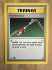 Maintenance