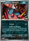 Team Rocket's Sneasel
