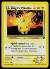 Lt. Surge's Pikachu