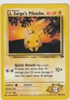 Lt. Surge's Pikachu