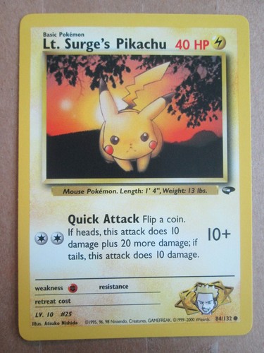 Lt. Surge's Pikachu