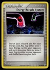 Energy Recycle System