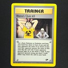 Blaine's Quiz #3