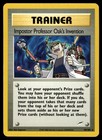 Imposter Professor Oak's Invention