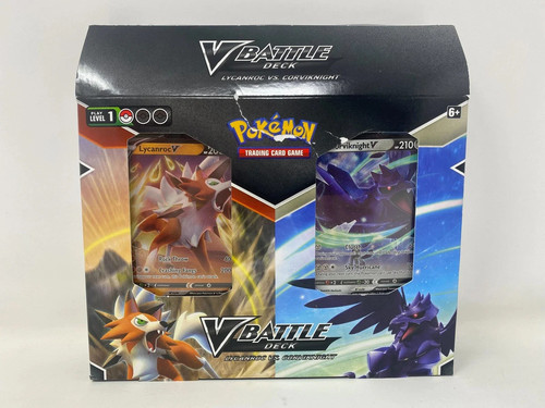 Lycanroc vs Corviknight V Battle Deck