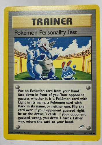 Pokemon Personality Test