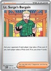 Lt. Surge's Bargain