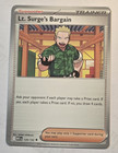 Lt. Surge's Bargain