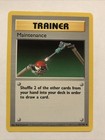 Maintenance