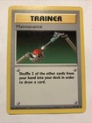 Maintenance