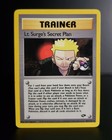 Lt. Surge's Secret Plan