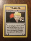 Lt. Surge's Secret Plan