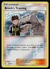 Brock's Training
