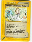 Professor Elm's Training Method