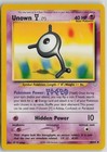 Unown Y