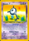 Unown Y