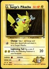 Lt. Surge's Pikachu