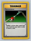 Maintenance