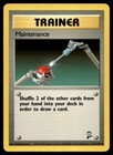 Maintenance