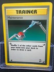 Maintenance
