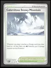 Calamitous Snowy Mountain