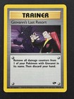 Giovanni's Last Resort