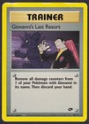 Giovanni's Last Resort