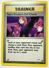 Team Rocket's Evil Deeds