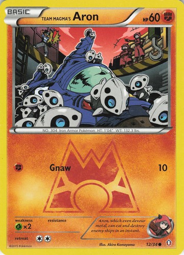 Team Magma's Aron