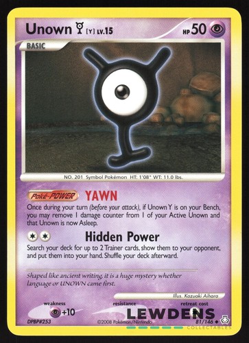Unown Y