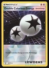 Double Colorless Energy