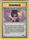 Sabrina's Psychic Control