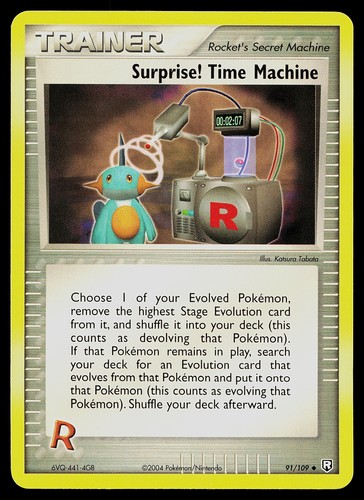Surprise! Time Machine