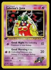Sabrina's Jynx