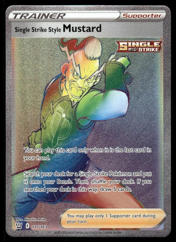 Single Strike Style Mustard